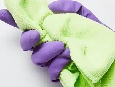 Facility cleaning supplies and microfiber tools
